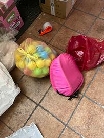 Tenda con palline bimba