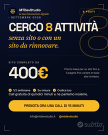 SITI WEB E WEB APP A PARTIRE DA 400€