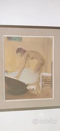 Vecchio quadro D'epoca Nudo Di Donna Belardi
