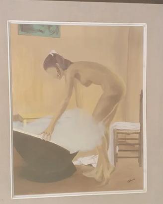 Vecchio quadro D'epoca Nudo Di Donna Belardi