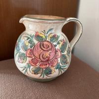 Brocca dipinta a mano Sberna Deruta