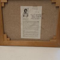 Quadro originale Franco Occhi olio su tela con cer