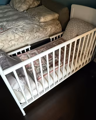 Letto bambino in legno con sponde
