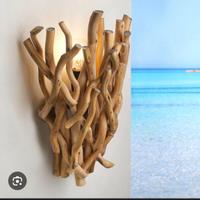 Applique rami di legno ( 2 pezzi)