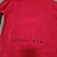 felpa spiderman tg. 122