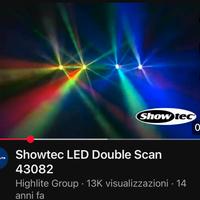Effetti luce led double scanner Showtec