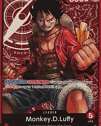 Lotto 3 Carte One Piece TCG