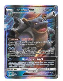 Carta Pokemon Blastoise GX
