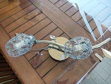 lampadario in acciaio 