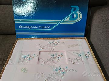 Lenzuolo con federe NUOVO