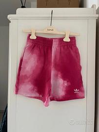 Pantaloncini Adidas tie dye Rosa donna