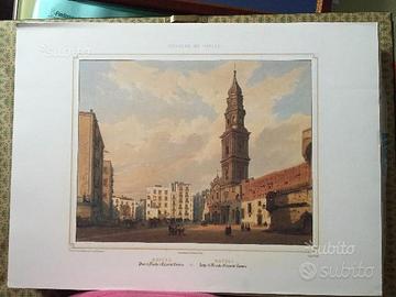 Quadri Stampe Veduta Napoli