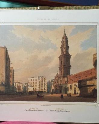 Quadri Stampe Veduta Napoli