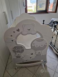 Lettino PALI BONNIE OBLO BIANCO