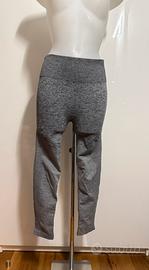 Leggings sportivi Gymshark tg S/M grigio