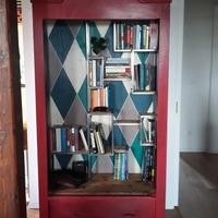 armadio libreria shabby chic