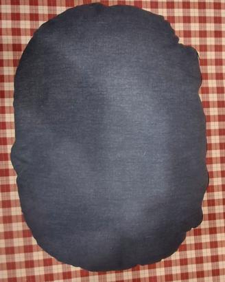 Cuscino bicolore sfoderabile