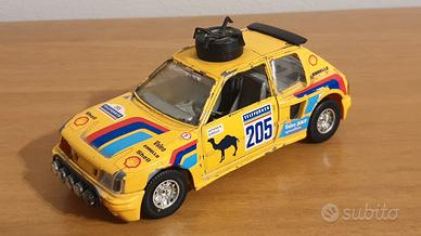 Modellino PEUGEOT 205 TURBO SAFARI Burago 1:25