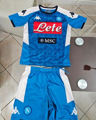 completino calcio napoli bambino 6 anni kombat