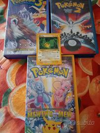 3 VHS FILM POKÉMON 