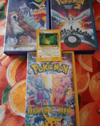 3 VHS FILM POKÉMON 