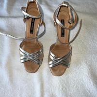 Scarpe  da ballo argento,misura 37 “Dance Natural