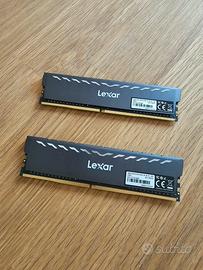 kit memoria RAM DDR4 lexar X2 8gb (16gb) 3200mhz