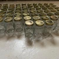 70 VASETTI IN VETRO PER CONSERVA PERFETTI E PULITI