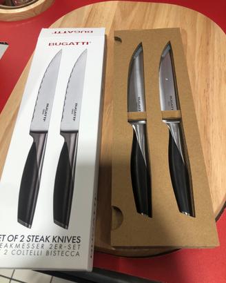 Bugatti coppia coltelli da bistecca