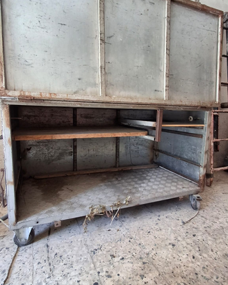 Cassa in ferro zincato rinforzato