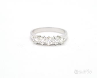 Anello Riviere Ct 0,90