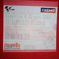 MotoGP Mugello 2003 biglietto 