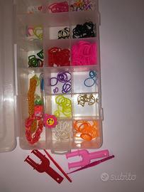 Scatola con elastici per braccialetti