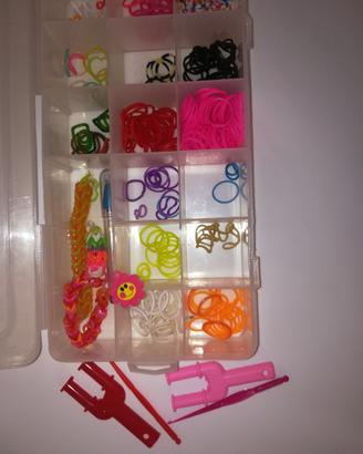 Scatola con elastici per braccialetti