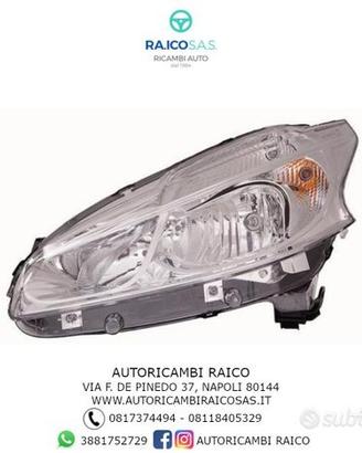 Faro Fanale Proiettore Peugeot 208 2012