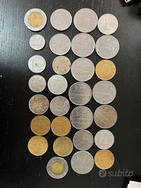 Varie lire di varie annualità e relativo valore