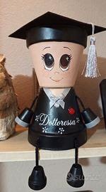 Portapiantine/portapenne "Dottoressa" artigianale 