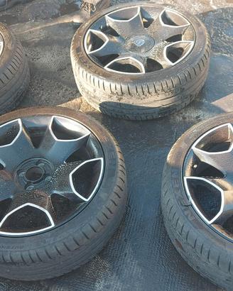 N°4 dischi ruota in lega 18"Lancia Delta Hard Blac