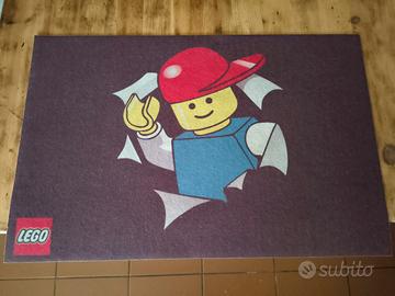 Raro tappeto vintage Lego anni 90