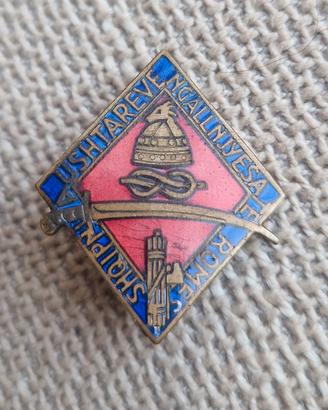 Spilla Distintivo Fascismo Fascista Guerra Albania