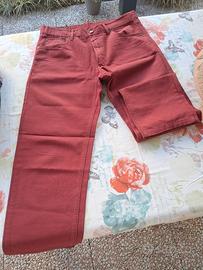 pantaloni uomo marlboro classics rosso