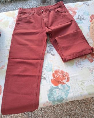 pantaloni uomo marlboro classics rosso