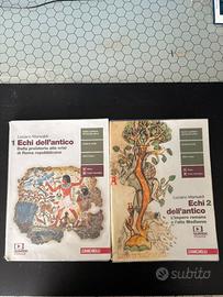 “Echi dell’antico 1,2” libro di storia