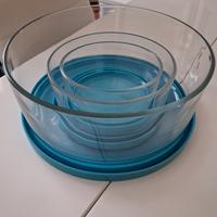 Set contenitori pietanze in vetro