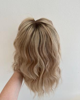 Parrucca 100% capelli veri NUOVA (Lace Front)