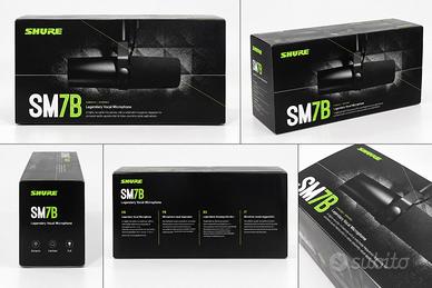 microfono-SHURE SM7B- NUOVO,MAI APERTO