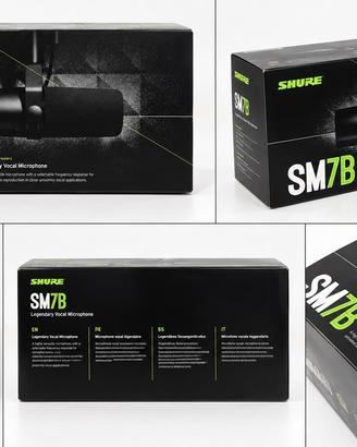 microfono-SHURE SM7B- NUOVO,MAI APERTO