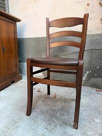 4 sedie in legno -arte povera