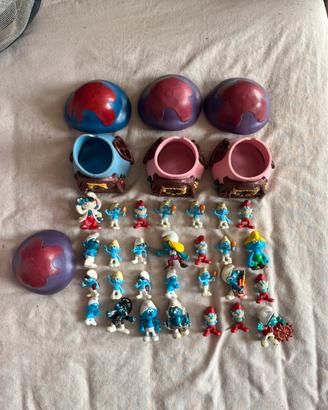 Lotto Puffi Vintage Schleich Peyo + 3 case