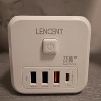 presa elettrica: presa cubo salva spazio 